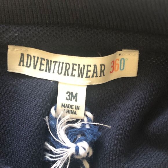 Baby Boy Romper Navy 3 Months Adventurewear 360 - Picture 3 of 5
